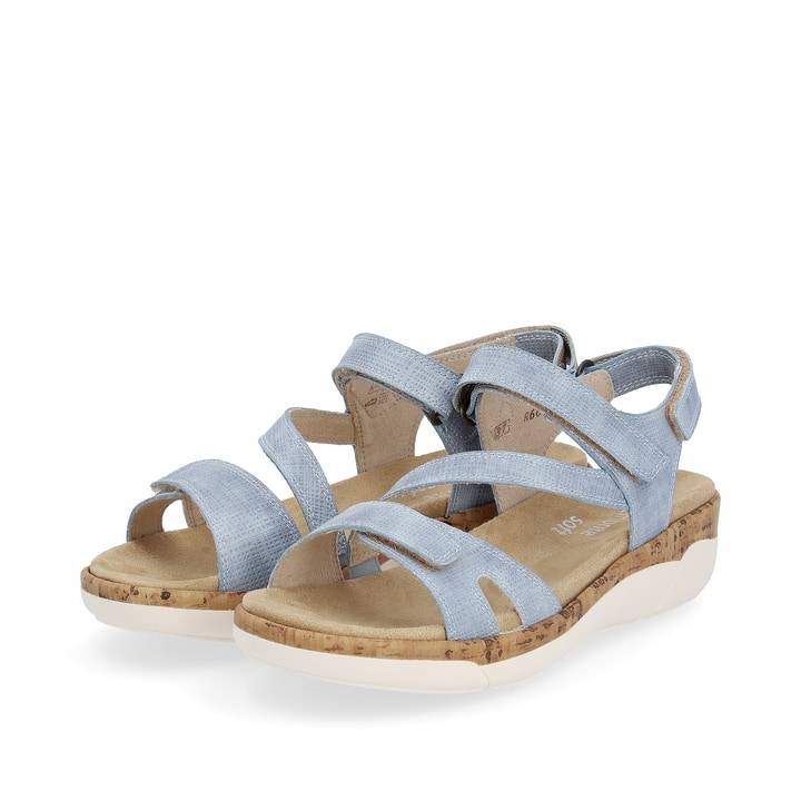 Remonte Artikelnummer R6850-15 remonte Damen Riemchensandalen eisblau