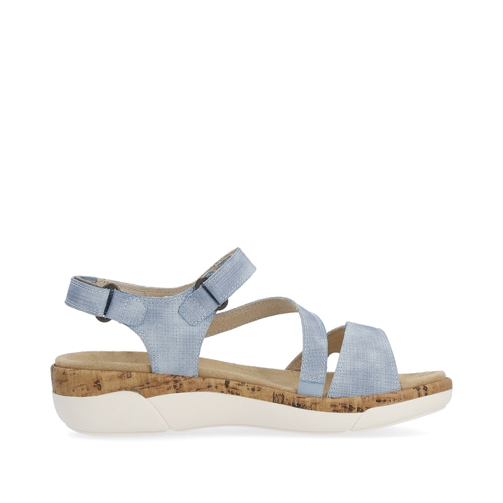 Remonte Artikelnummer R6850-15 remonte Damen Riemchensandalen eisblau Fabrikverkauf