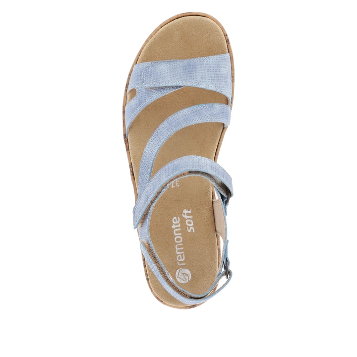 Remonte Artikelnummer R6850-15 remonte Damen Riemchensandalen eisblau Fabrikverkauf