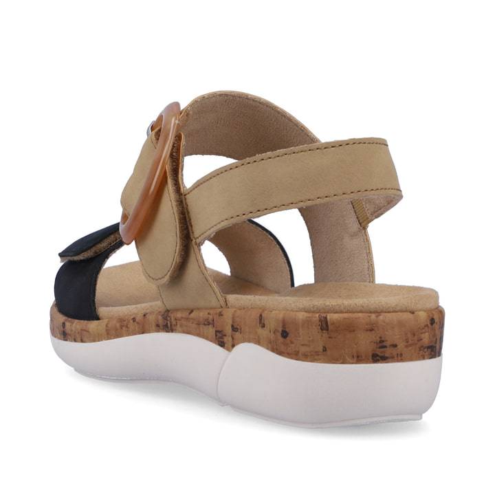 Remonte Artikelnummer R6853-60 remonte Damen Riemchensandalen sandbeige-stahlblau Meist gekauft