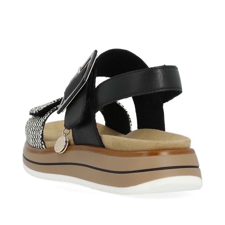 Remonte Artikelnummer D1J53-02 remonte Damen Riemchensandalen tiefschwarz-gestreift Blitzverkäufe