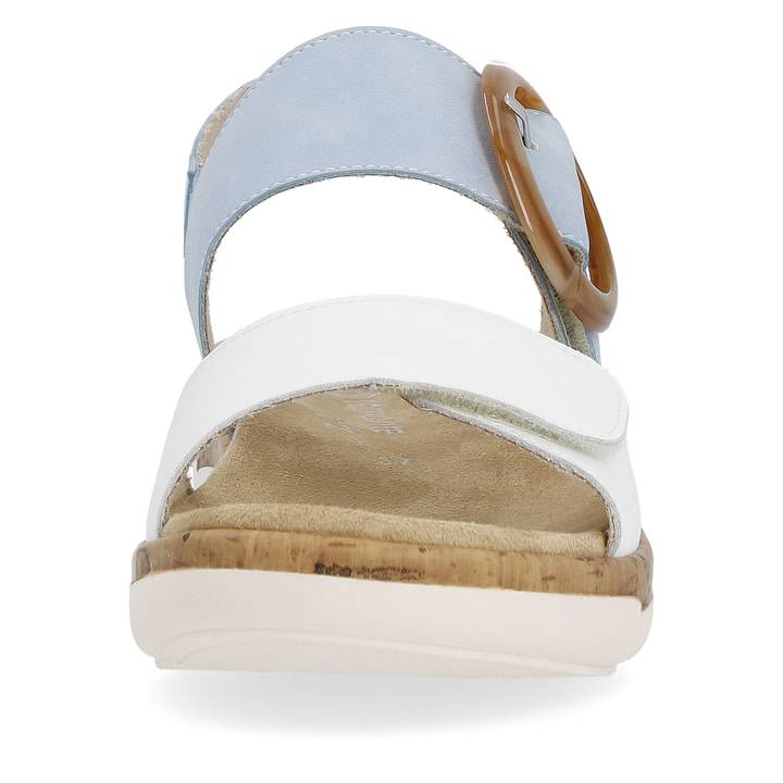 Remonte Artikelnummer R6853-10 remonte Damen Riemchensandalen babyblau-kristallweiß Verkauf