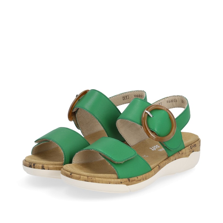 Remonte Artikelnummer R6853-53 remonte Damen Riemchensandalen smaragdgrün