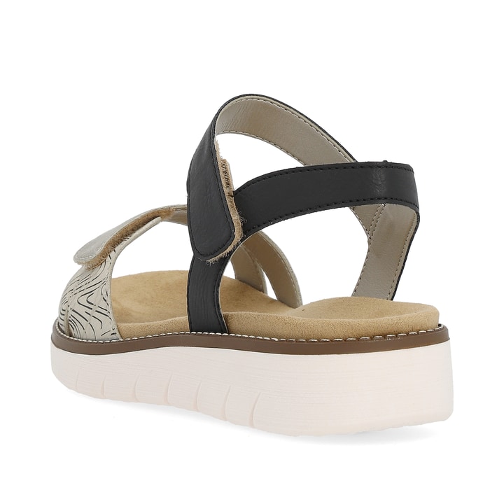 Remonte Artikelnummer D2049-63 remonte Damen Riemchensandalen sandbeige-tiefschwarz Günstiger Verkauf