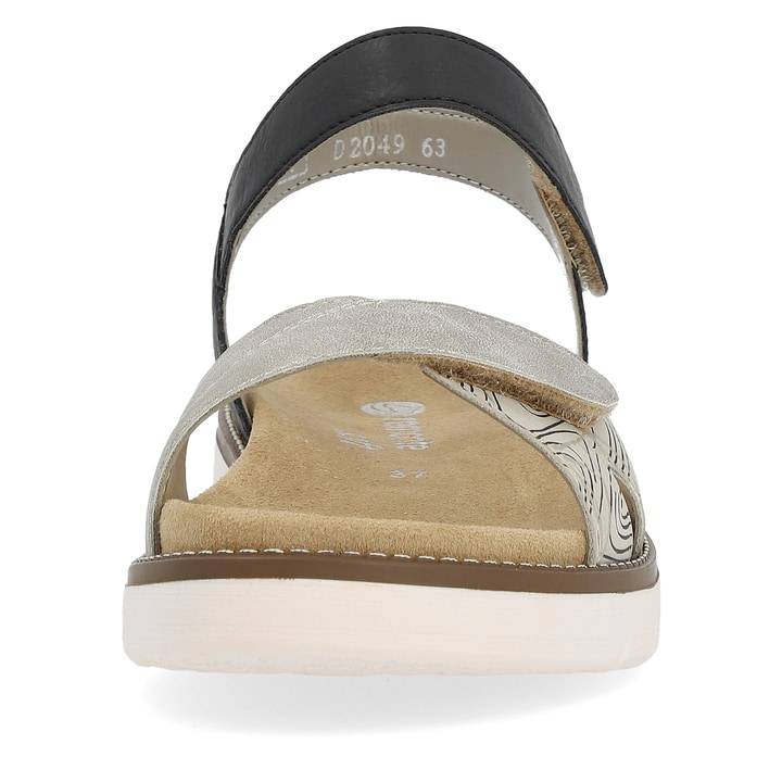 Remonte Artikelnummer D2049-63 remonte Damen Riemchensandalen sandbeige-tiefschwarz Günstiger Verkauf
