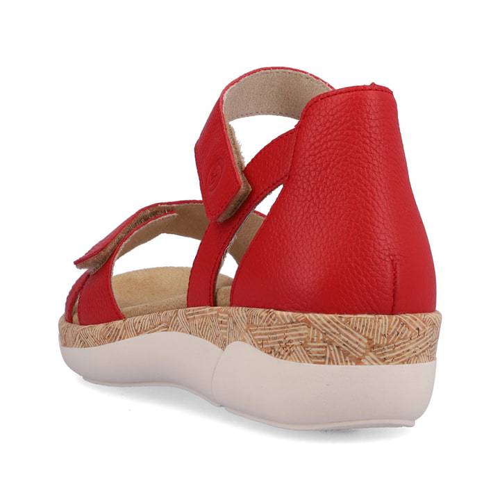 Remonte Artikelnummer R6859-33 remonte Damen Riemchensandalen rubinrot Fabrikverkauf