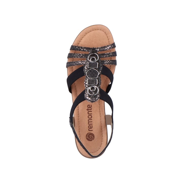 Remonte Artikelnummer R3654-01 remonte Damen Riemchensandalen asphaltschwarz Blitzverkäufe