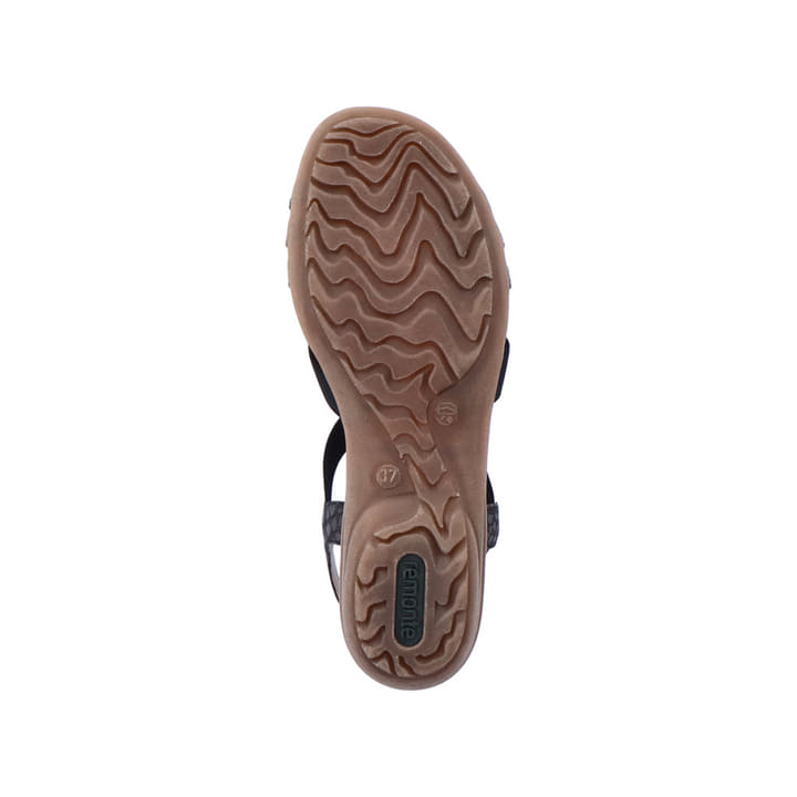 Remonte Artikelnummer R3654-01 remonte Damen Riemchensandalen asphaltschwarz Blitzverkäufe