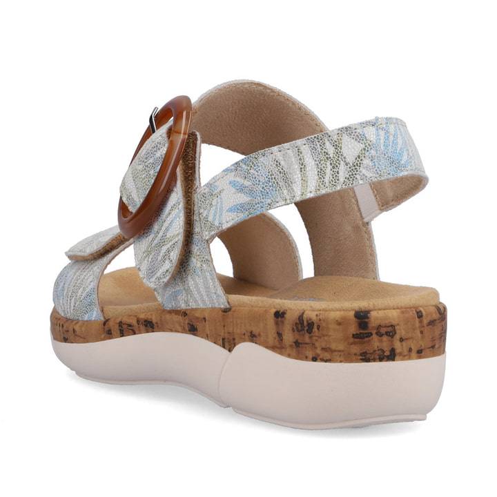 Remonte Artikelnummer R6853-92 remonte Damen Riemchensandalen cremeweiß-eisblau Verkauf