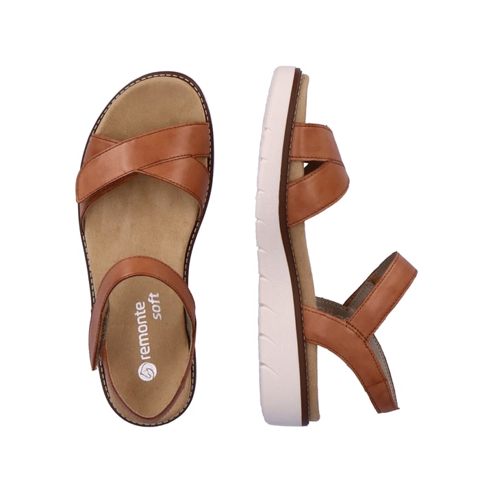 Remonte Artikelnummer D2049-22 remonte Damen Riemchensandalen karamellbraun Angebote