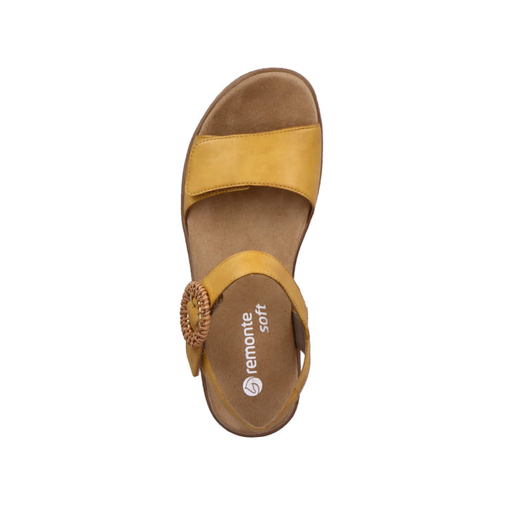 Remonte Artikelnummer D0Q52-68 remonte Damen Riemchensandalen honiggelb Schlussverkauf