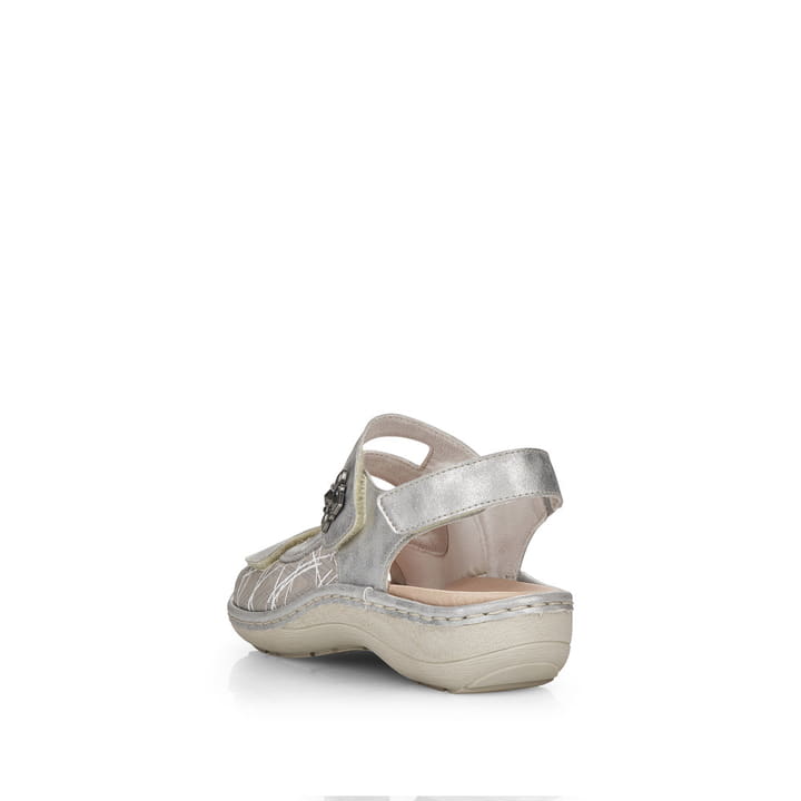 Remonte Artikelnummer D7647-40 remonte Damen Riemchensandalen silber-grau Muttertagsangebot