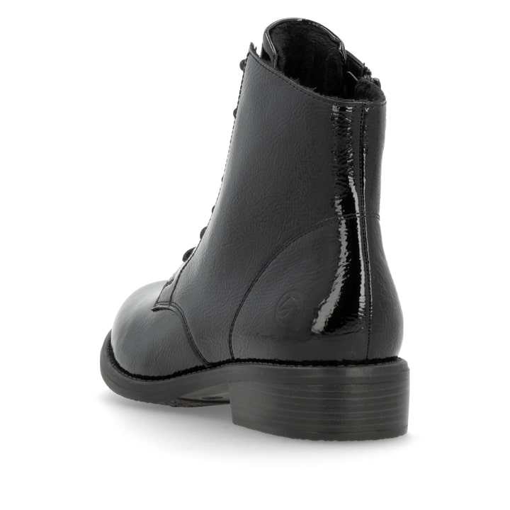 Remonte Artikelnummer D0F73-00 remonte Damen Kurzstiefel glanzschwarz Fabrikverkauf