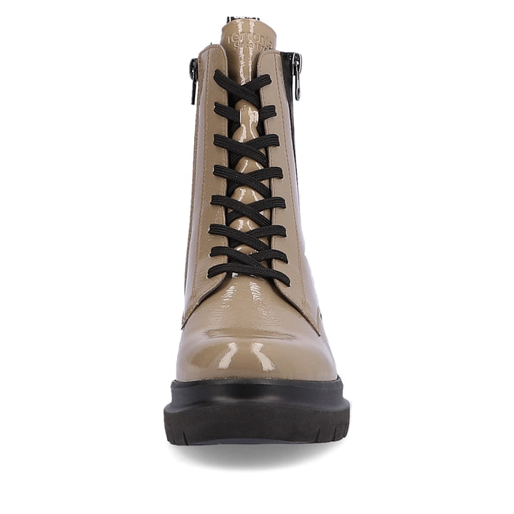 Remonte Artikelnummer D8975-20 remonte Damen Schnürstiefel sandbeige-schwarz Meist gekauft