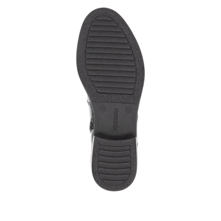 Remonte Artikelnummer D0F79-00 remonte Damen Kurzstiefel glanzschwarz Outlet