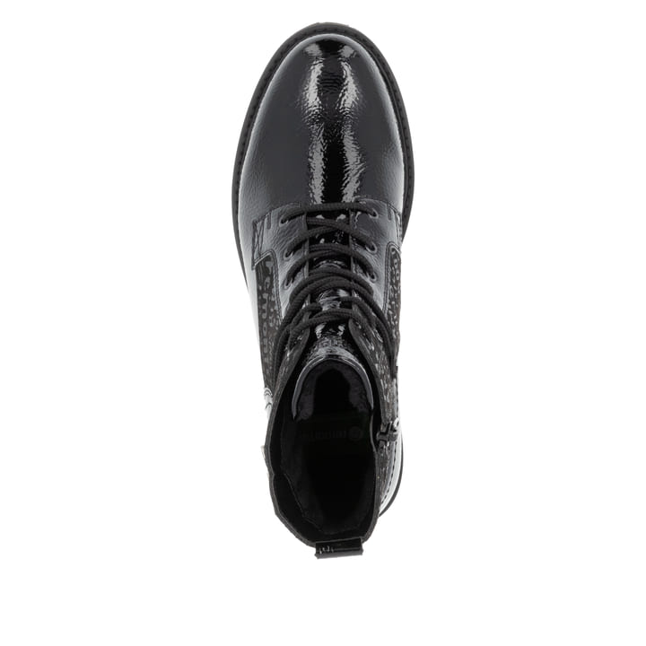 Remonte Artikelnummer D8659-03 remonte Damen Kurzstiefel lackschwarz Auslauf