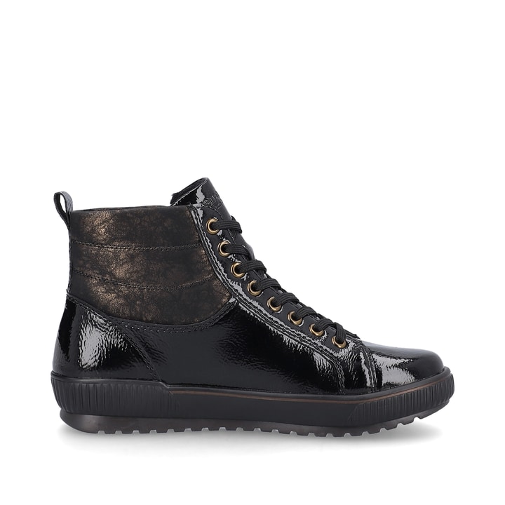 Remonte Artikelnummer D0775-01 remonte Damen Schnürschuhe schwarz-metallic Verkauf