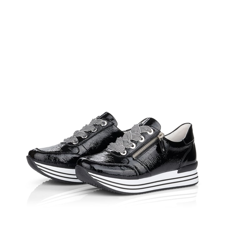 Remonte Artikelnummer D1302-02 remonte Damen Sneaker glanzschwarz
