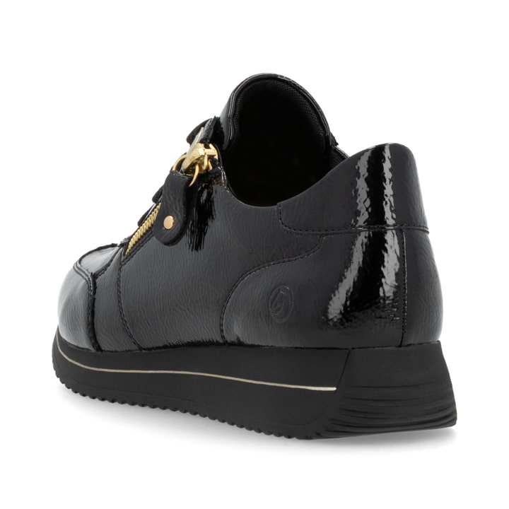 Remonte Artikelnummer D0H11-00 remonte Damen Sneaker glanzschwarz Schlussverkauf