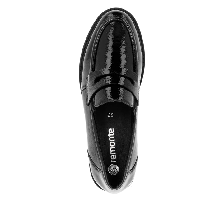 Remonte Artikelnummer D8602-00 remonte Damen Loafers glanzschwarz Große Rabatte