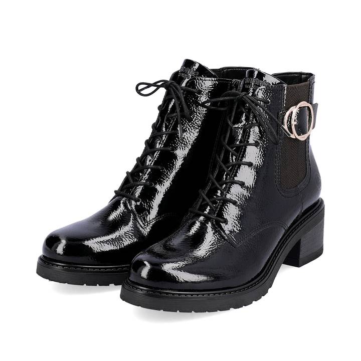 Remonte Artikelnummer D1A72-01 remonte Damen Kurzstiefel glanzschwarz