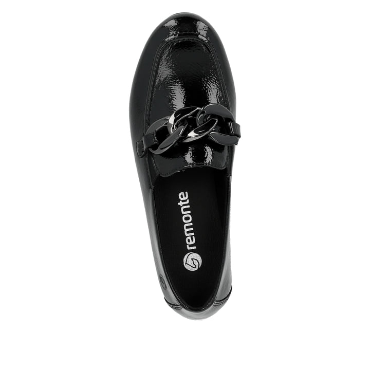 Remonte Artikelnummer D0K00-01 remonte Damen Loafers glanzschwarz Blitzverkäufe