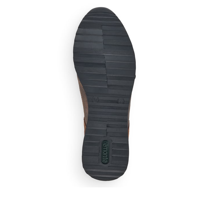 Remonte Artikelnummer R2529-25 remonte Damen Slipper nougatbraun-gold Outlet