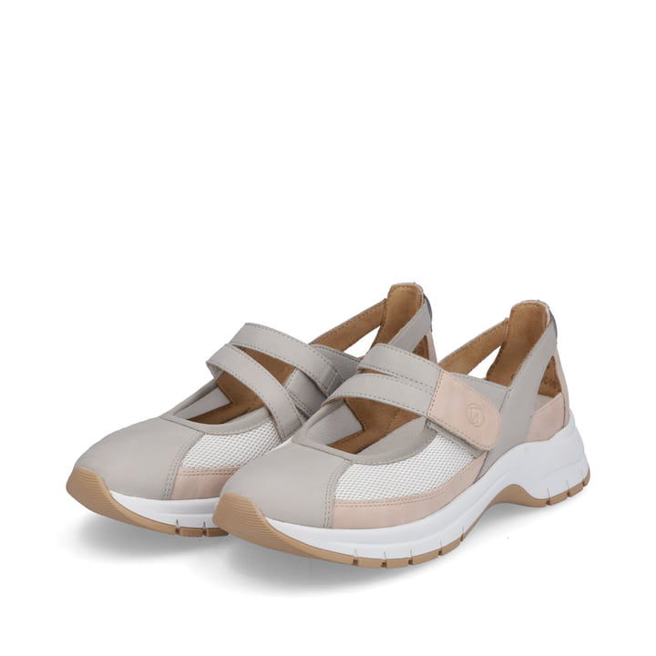 Remonte Artikelnummer D0G08-40 remonte Damen Slipper mondgrau-altrosa