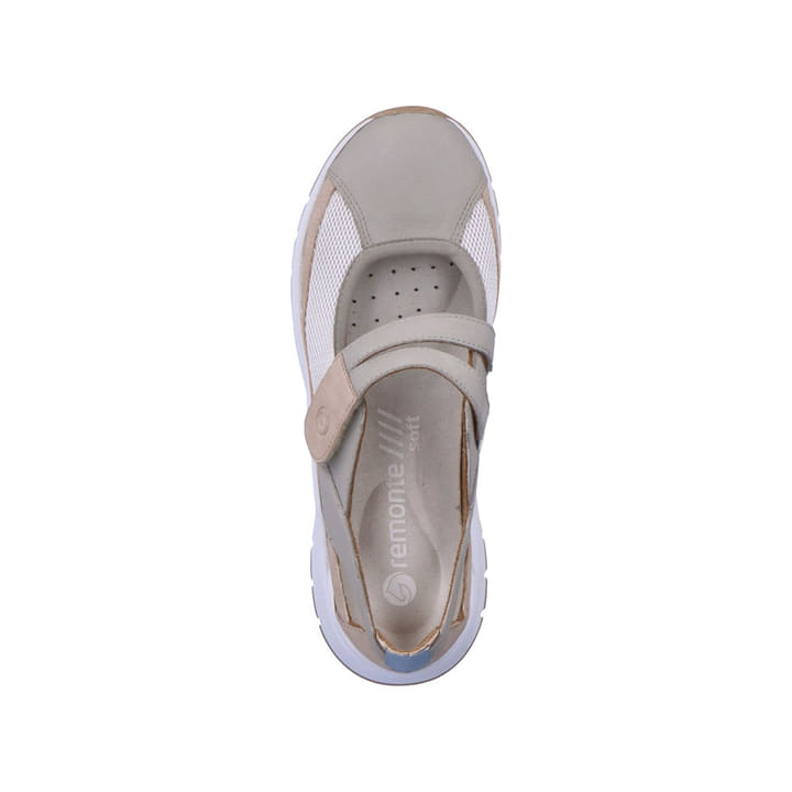 Remonte Artikelnummer D0G08-40 remonte Damen Slipper mondgrau-altrosa Fabrikverkauf