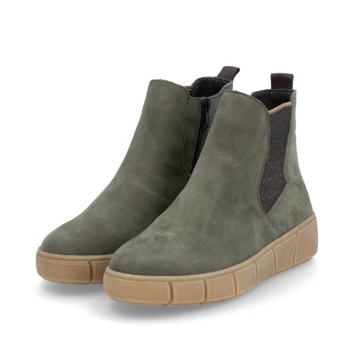 Remonte Artikelnummer D1T71-54 remonte Damen Chelsea Boots armeegrün