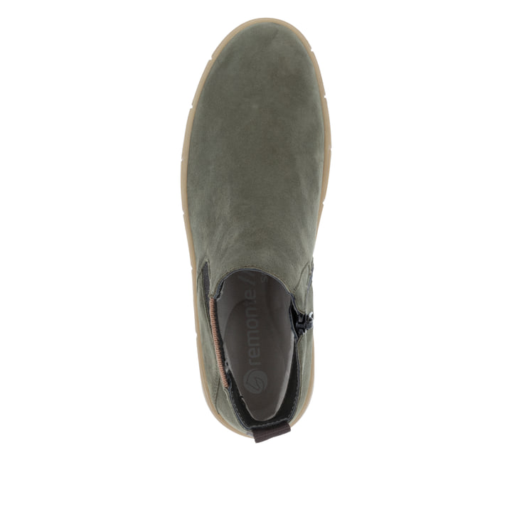 Remonte Artikelnummer D1T71-54 remonte Damen Chelsea Boots armeegrün Nur noch ein Tag übrig