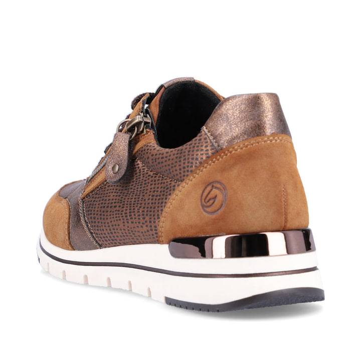 Remonte Artikelnummer R6700-24 remonte Damen Sneaker karamellbraun Fabrikverkauf