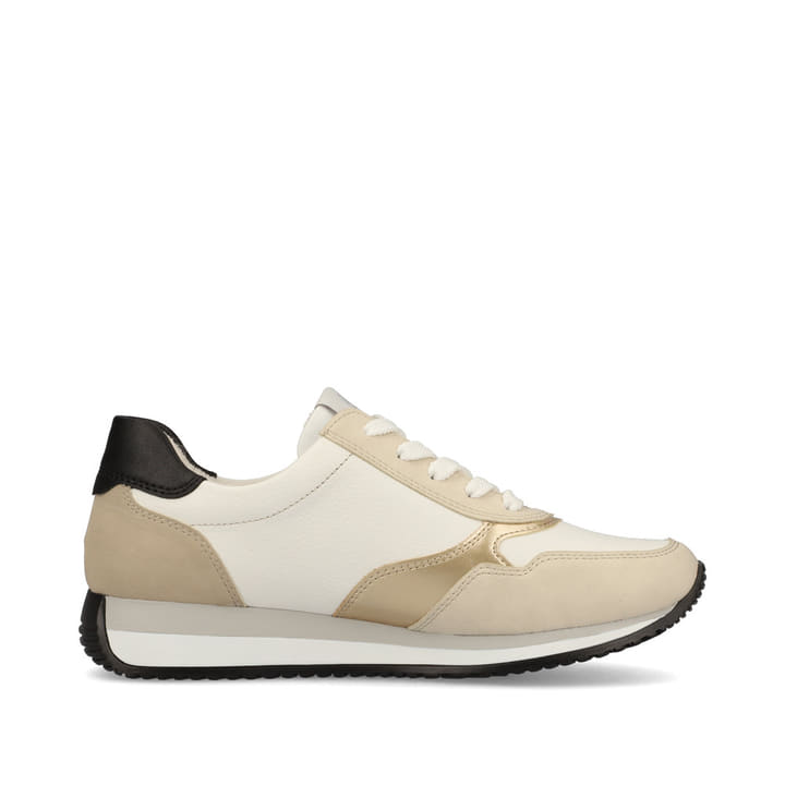 Remonte Artikelnummer D0H01-82 remonte Damen Sneaker blütenweiß-braunbeige Schlussverkauf