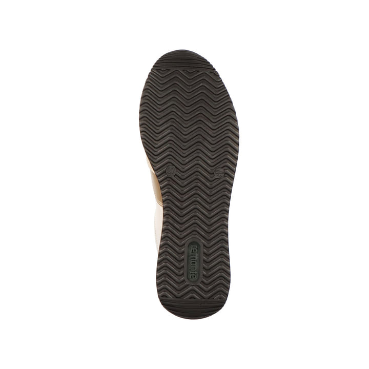 Remonte Artikelnummer D0H01-82 remonte Damen Sneaker blütenweiß-braunbeige Schlussverkauf