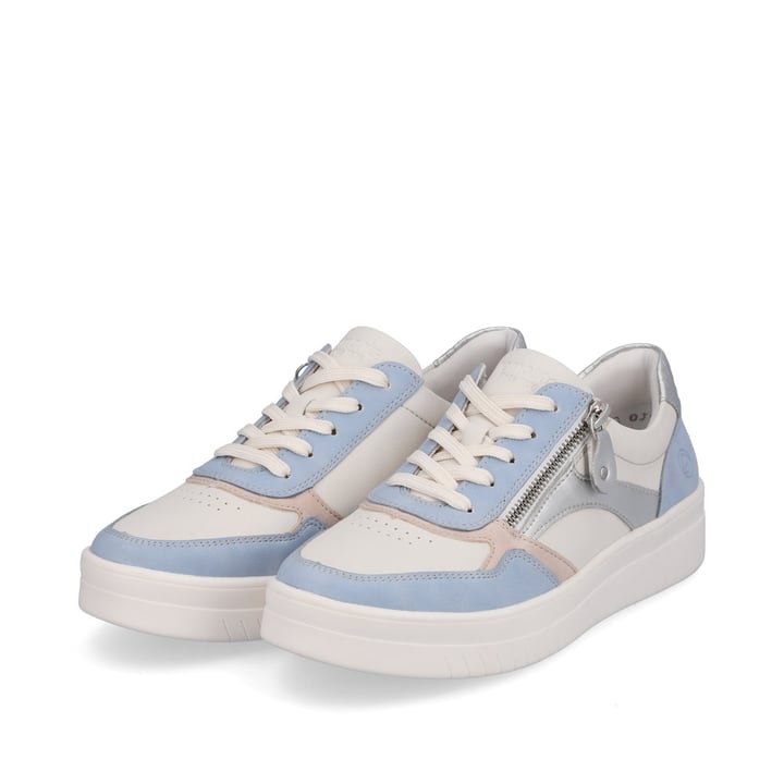 Remonte Artikelnummer D0J01-82 remonte Damen Sneaker macciatoweiß-eisblau-altrosa
