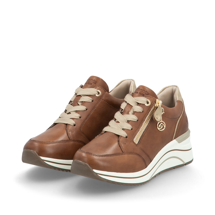 Remonte Artikelnummer D0T03-24 remonte Damen Sneaker karamellbraun