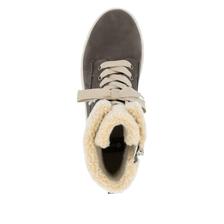Remonte Artikelnummer D0E76-45 remonte Damen Schnürstiefel granitgrau Auslauf