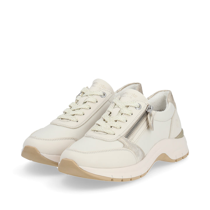 Remonte Artikelnummer D0G09-80 remonte Damen Sneaker hellbeige-metallic