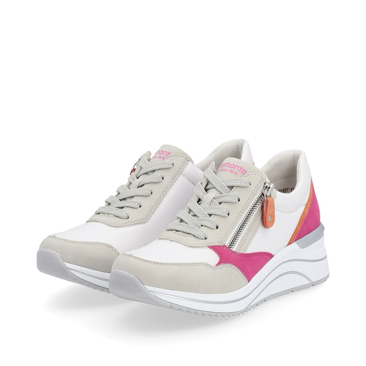 Remonte Artikelnummer D0T01-81 remonte Damen Sneaker staubgrau-magenta
