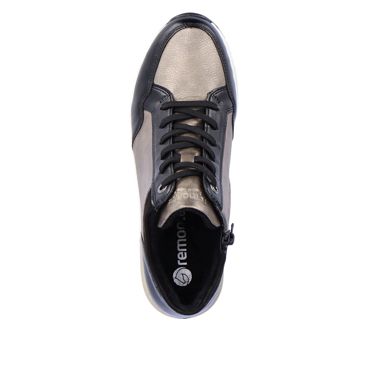 Remonte Artikelnummer D0T70-01 remonte Damen Sneaker mattschwarz-mondgrau Kauf eins, bekomm eins gratis