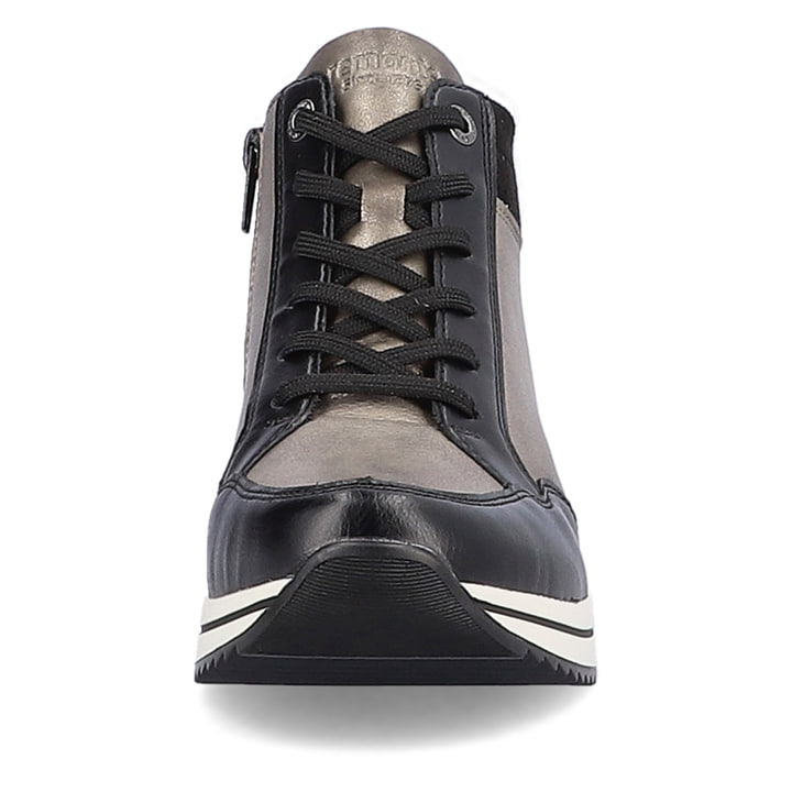 Remonte Artikelnummer D0T70-01 remonte Damen Sneaker mattschwarz-mondgrau Kauf eins, bekomm eins gratis