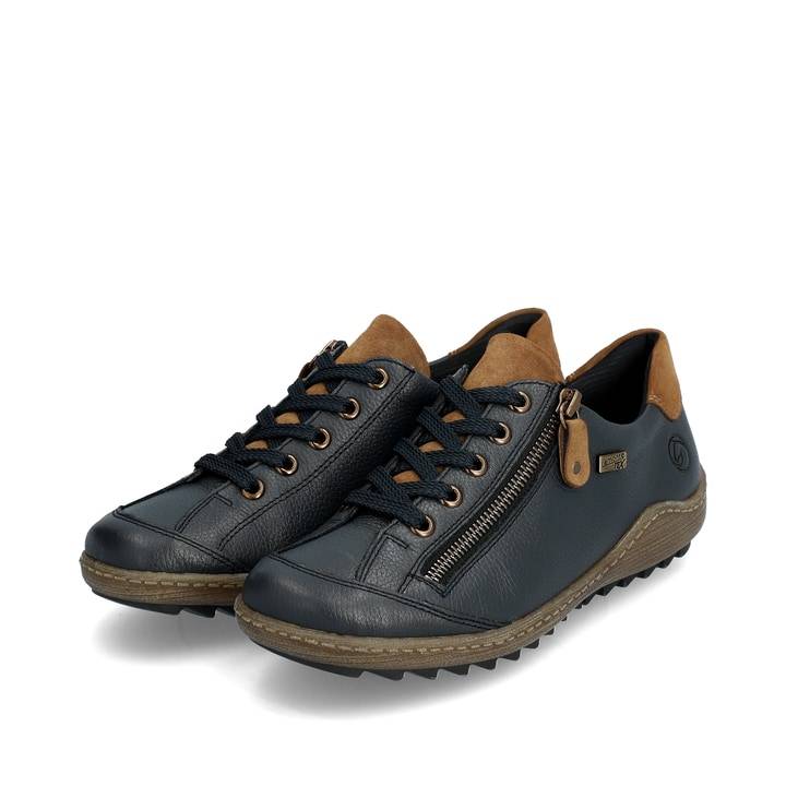 Remonte Artikelnummer R1402-16 remonte Damen Schnürschuhe königsblau-nougatbraun