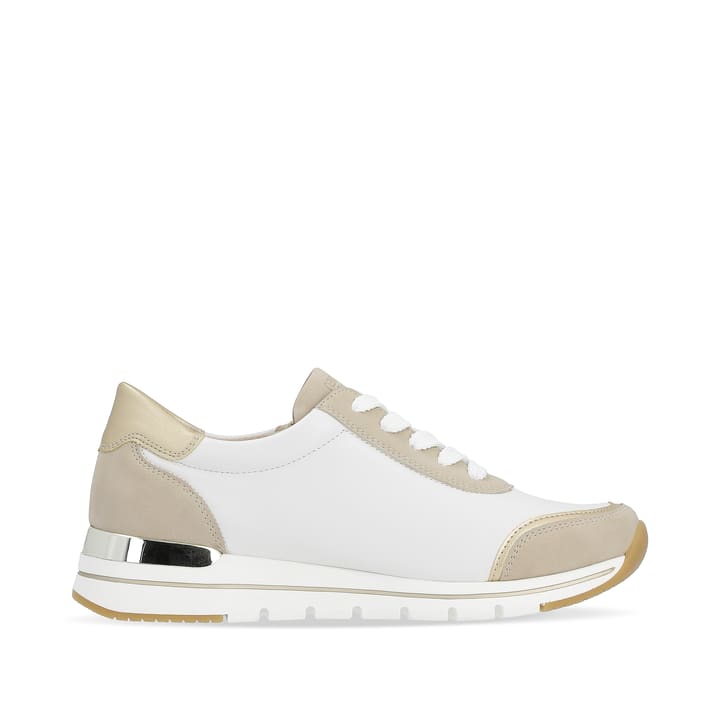 Remonte Artikelnummer R6709-80 remonte Damen Sneaker reinweiß-lehmbeige Fabrikverkauf