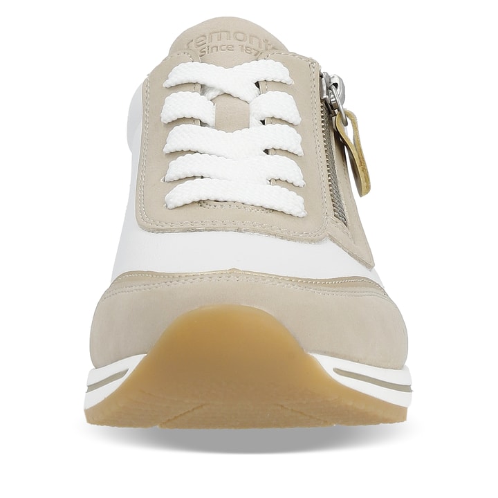 Remonte Artikelnummer R6709-80 remonte Damen Sneaker reinweiß-lehmbeige Fabrikverkauf