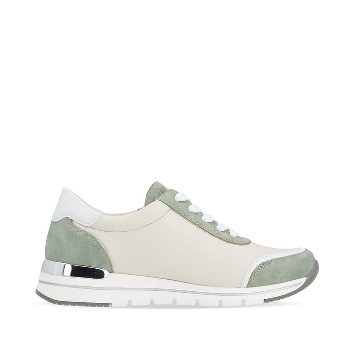 Remonte Artikelnummer R6709-81 remonte Damen Sneaker hellbeige-khakigrün Sonderangebot der Fabrik