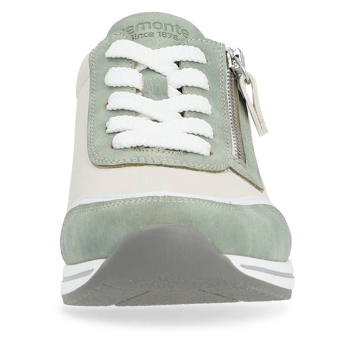 Remonte Artikelnummer R6709-81 remonte Damen Sneaker hellbeige-khakigrün Sonderangebot der Fabrik