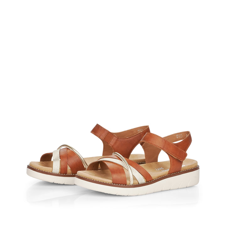 Remonte Artikelnummer D2058-24 remonte Damen Riemchensandalen karamellbraun