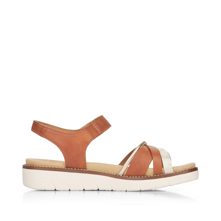 Remonte Artikelnummer D2058-24 remonte Damen Riemchensandalen karamellbraun 50% Rabatt mit kostenlosem Versand