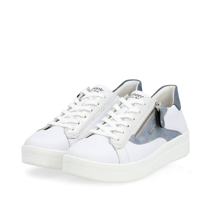 Remonte Artikelnummer D0J03-80 remonte Damen Sneaker perlweiß-metallicblau