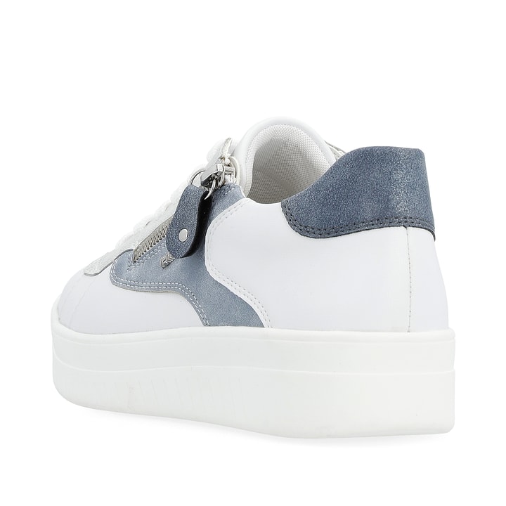 Remonte Artikelnummer D0J03-80 remonte Damen Sneaker perlweiß-metallicblau Kostenloser Versand international